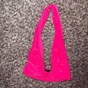 PLT Women's Hot Pink Halter Bralette